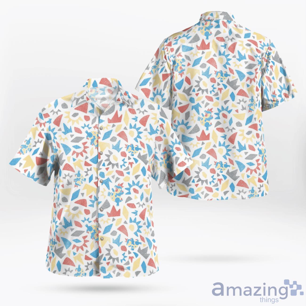 Croconaw Hawaiian Shirt 3D All Over Printed Hawaii Shirt Summer Gift image Croconaw Hawaiian Shirt 3D All Over Printed Hawaii Shirt Summer Gift Product Photo 1