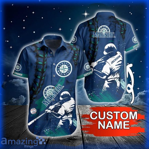 Custom Name 2024 MLB Seattle Mariners Hawaiian Shirt Summer Symphony For Fans Product Photo 1