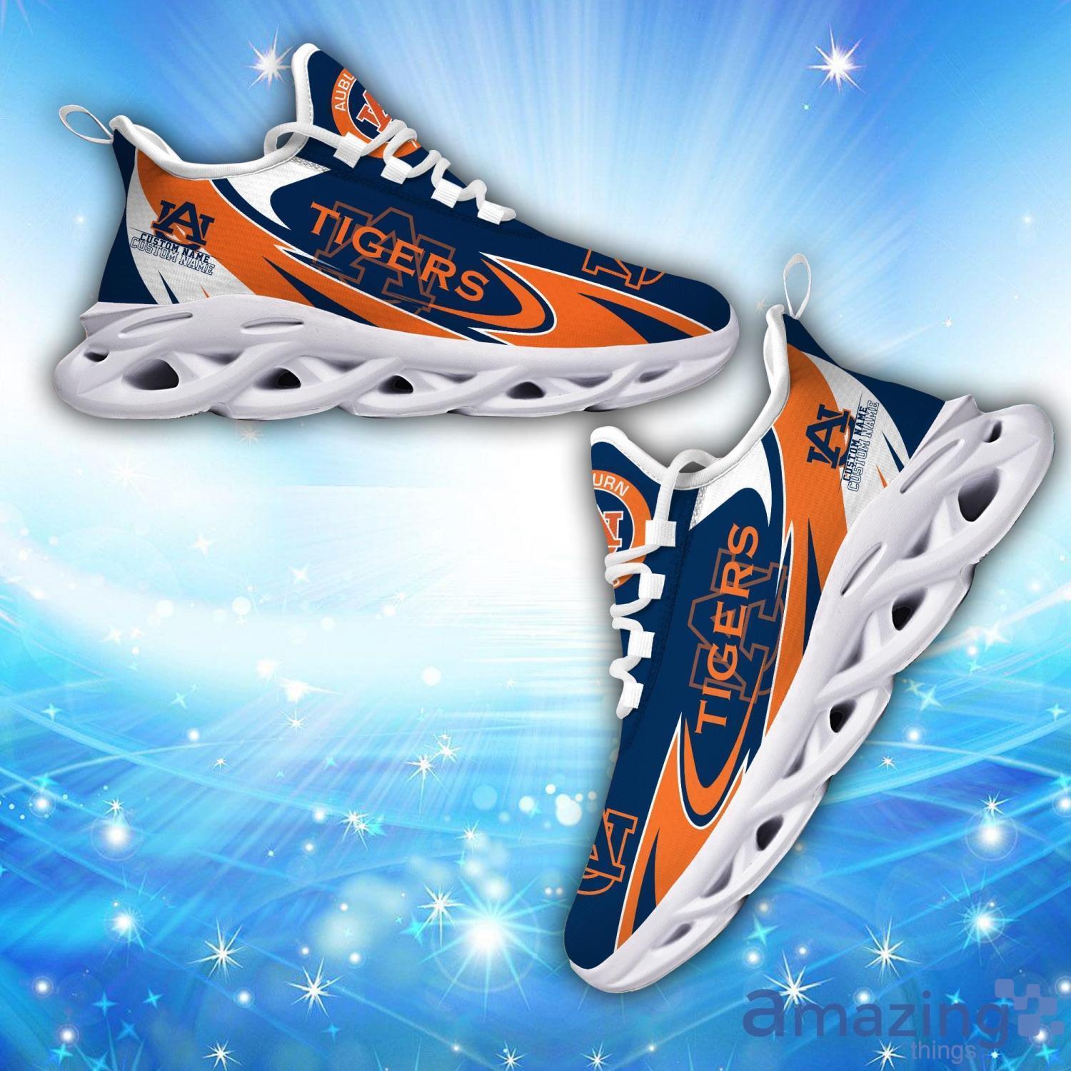 Custom Name Auburn Tigers Personalized Sneakers Max Soul Shoes Running Gift image Custom Name Auburn Tigers Personalized Sneakers Max Soul Shoes Running Gift Product Photo 2