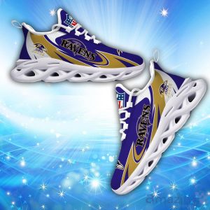 Custom Name Baltimore Ravens Personalized Sneakers Max Soul Shoes Running Gift Product Photo 2