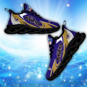 Custom Name Baltimore Ravens Personalized Sneakers Max Soul Shoes Running Gift Product Photo 1
