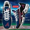 Custom Name Big Fans Atlanta Braves Air Cushion Sport Shoes For Men And Women Trendy Sneakers