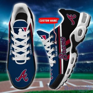 Custom Name Big Fans Atlanta Braves Air Cushion Sport Shoes For Men And Women Trendy Sneakers Product Photo 1
