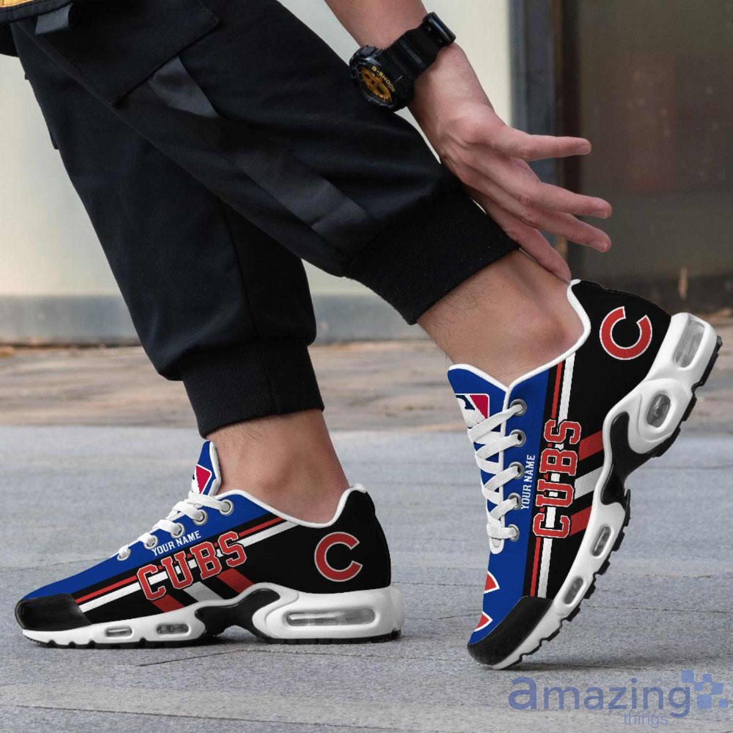 Custom Name Big Fans Chicago Cubs Air Cushion Sport Shoes For Men And Women Trendy Sneakers image Custom Name Big Fans Chicago Cubs Air Cushion Sport Shoes For Men And Women Trendy Sneakers Product Photo 2