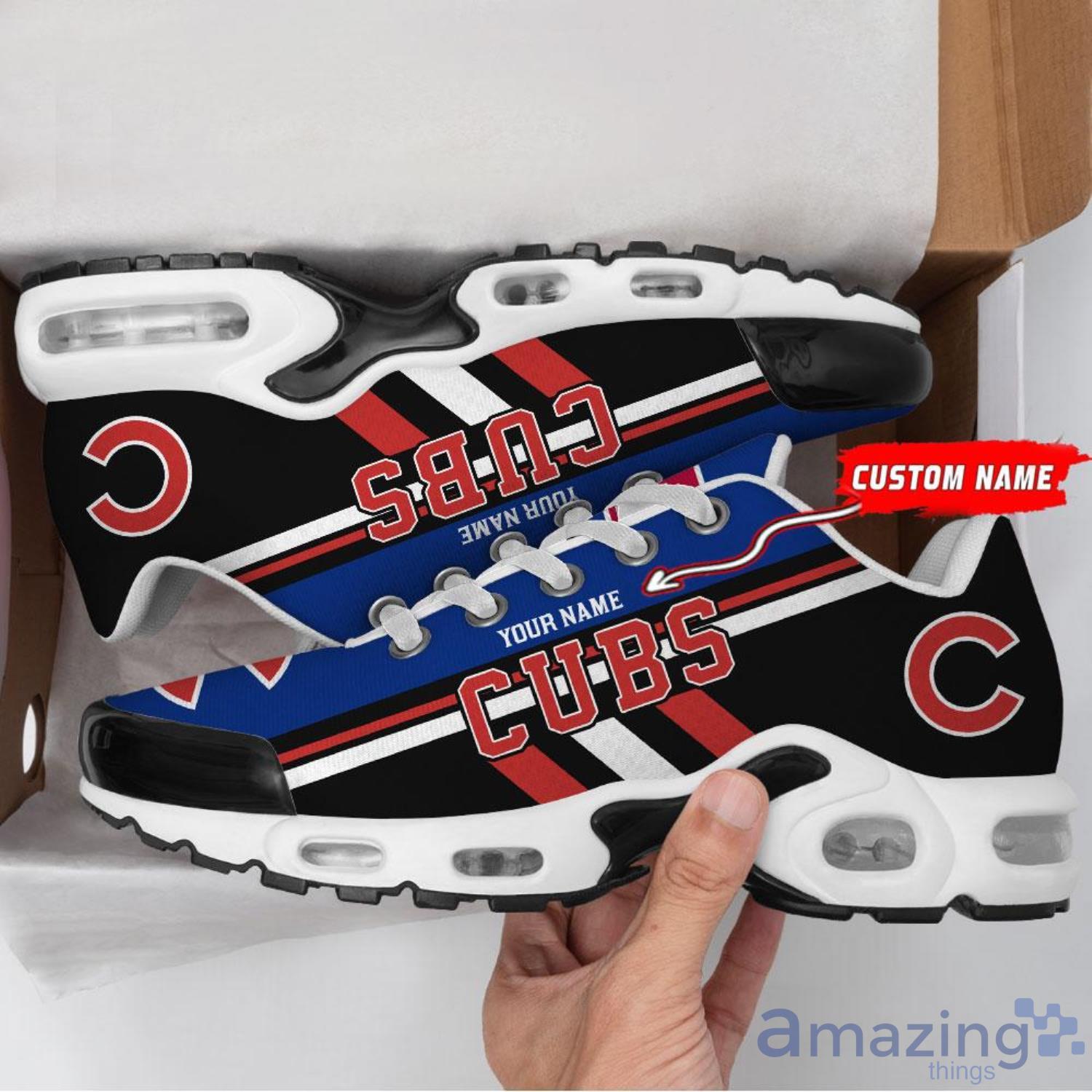 Custom Name Big Fans Chicago Cubs Air Cushion Sport Shoes For Men And Women Trendy Sneakers image Custom Name Big Fans Chicago Cubs Air Cushion Sport Shoes For Men And Women Trendy Sneakers Product Photo 3