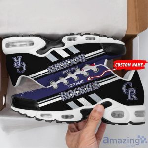 Custom Name Big Fans Colorado Rockies Air Cushion Sport Shoes For Men And Women Trendy Sneakers image Custom Name Big Fans Colorado Rockies Air Cushion Sport Shoes For Men And Women Trendy Sneakers Product Photo 3