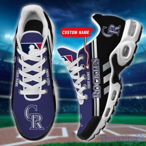 Custom Name Big Fans Colorado Rockies Air Cushion Sport Shoes For Men And Women Trendy Sneakers Product Photo 1