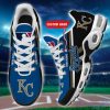 Custom Name Big Fans Kansas City Royals Air Cushion Sport Shoes For Men And Women Trendy Sneakers