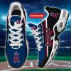 Custom Name Big Fans Los Angeles Angels Air Cushion Sport Shoes For Men And Women Trendy Sneakers