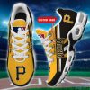 Custom Name Big Fans Pittsburgh Pirates Air Cushion Sport Shoes For Men And Women Trendy Sneakers
