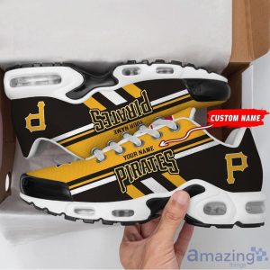Custom Name Big Fans Pittsburgh Pirates Air Cushion Sport Shoes For Men And Women Trendy Sneakers image Custom Name Big Fans Pittsburgh Pirates Air Cushion Sport Shoes For Men And Women Trendy Sneakers Product Photo 3