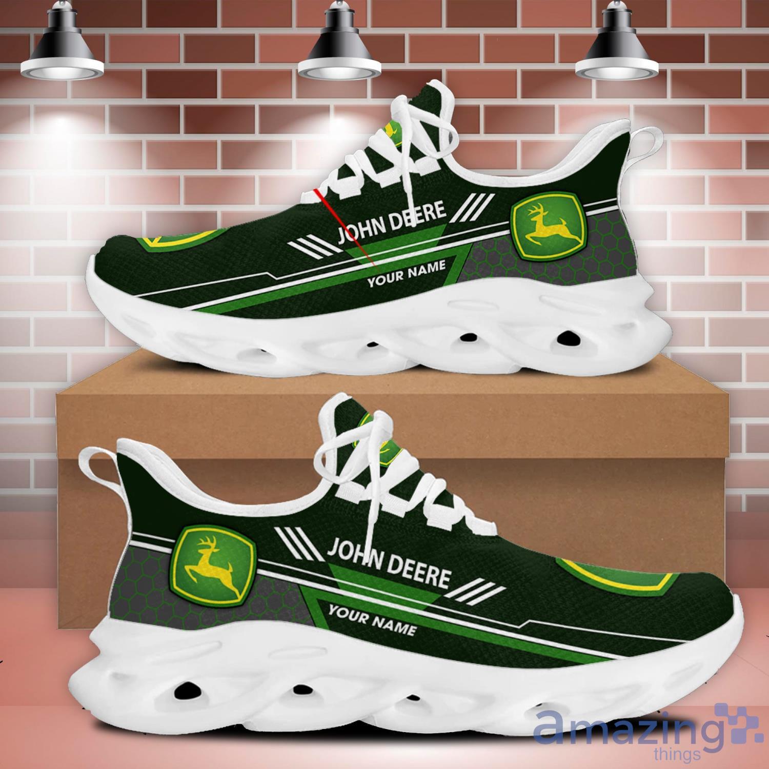 Custom Name john deere Max Soul Shoes Sport Running Sneakers Nice Gift For Men And Women image Custom Name john deere Max Soul Shoes Sport Running Sneakers Nice Gift For Men And Women Product Photo 2