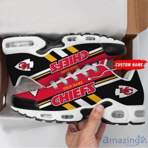 Custom Name Kansas City Chiefs Logo Team Air Cushion Sport Shoes Sport Shoes For Fans Gift image Custom Name Kansas City Chiefs Logo Team Air Cushion Sport Shoes Sport Shoes For Fans Gift Product Photo 4