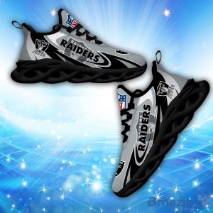 Custom Name Las Vegas Raiders Personalized Sneakers Max Soul Shoes Running Gift Product Photo 1
