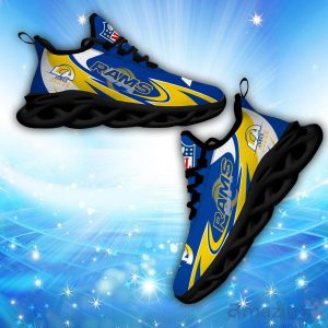 Custom Name Los Angeles Rams Personalized Sneakers Max Soul Shoes Running Gift Product Photo 1