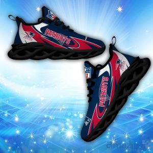 Custom Name New England Patriots Personalized Sneakers Max Soul Shoes Running Gift Product Photo 1