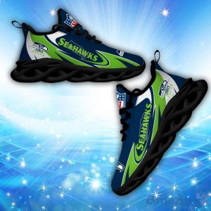 Custom Name Seattle Seahawks Personalized Sneakers Max Soul Shoes Running Gift Product Photo 1
