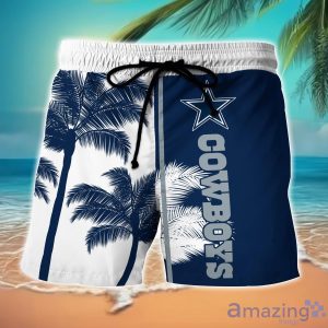 Dallas Cowboys Hawaiian Shirt And Shorts Set Custom Name Summer Vacation Shirt NFL Fans Product Photo 2