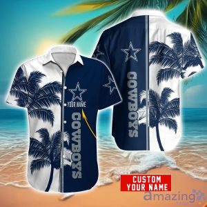 Dallas Cowboys Hawaiian Shirt And Shorts Set Custom Name Summer Vacation Shirt NFL Fans Product Photo 1