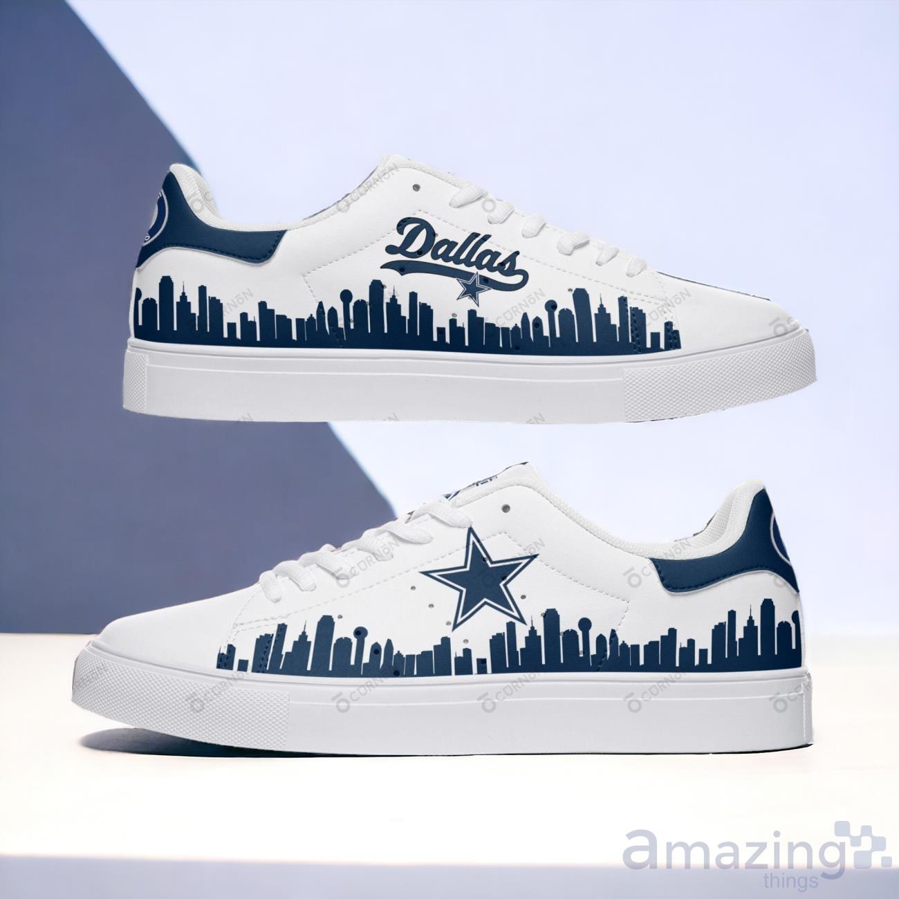 Dallas Cowboys Skate Shoes New Design image Dallas Cowboys Skate Shoes New Design Product Photo 1