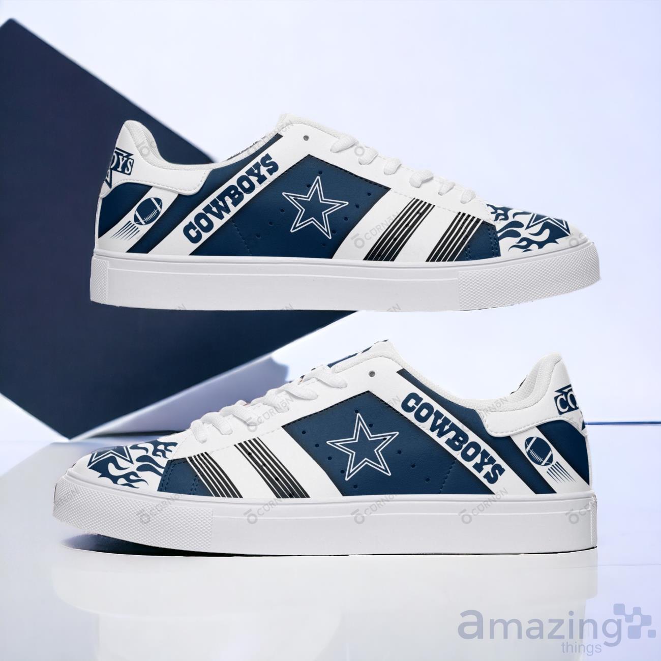Dallas Cowboys SS Custom Skate Shoes image Dallas Cowboys SS Custom Skate Shoes Product Photo 1