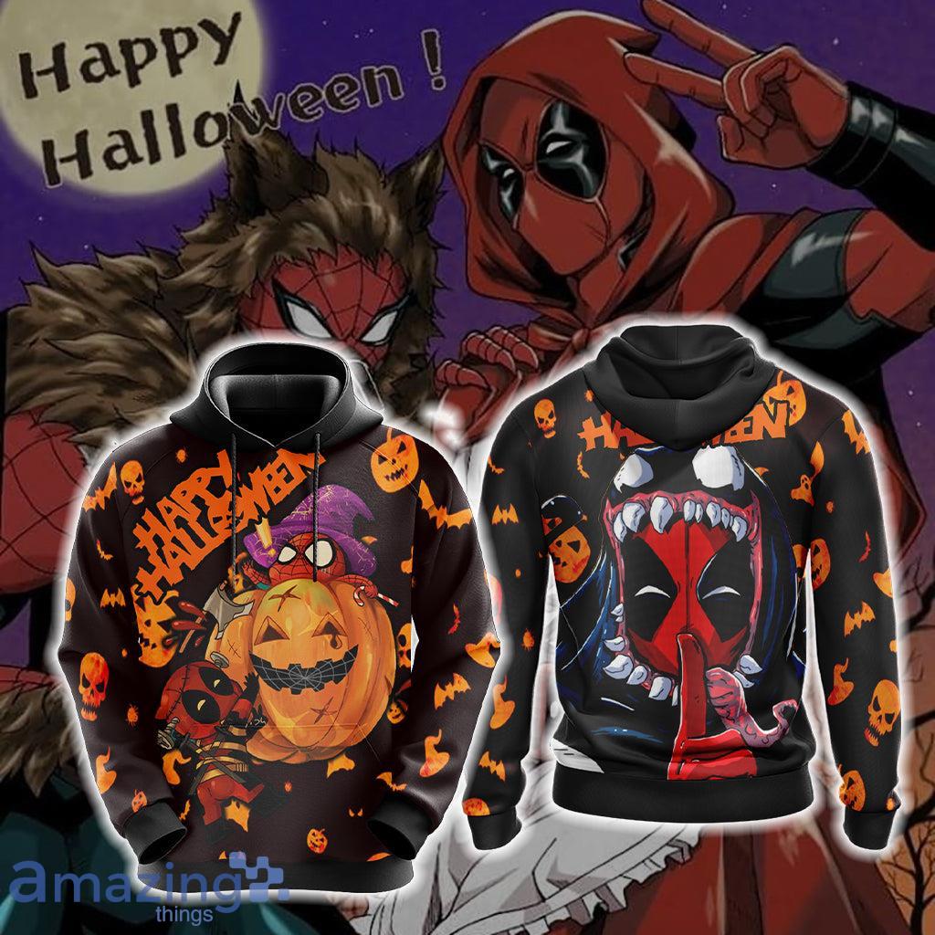 Deadpool X Spider Man Halloween Unisex 3D Hoodie 4723 Hoodie 3D All Over Print image Deadpool X Spider Man - Halloween Unisex 3D Hoodie_4723 Hoodie 3D All Over Print Product Photo 1