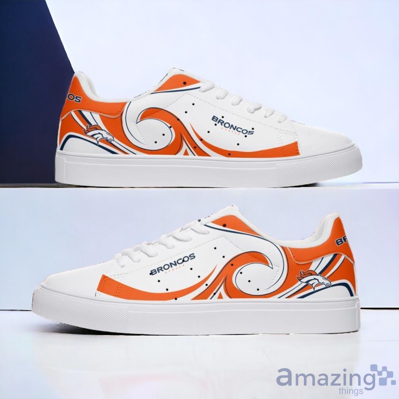 Denver Broncos Limited Edition Men's And Women's US Sizes Skate Shoes image Denver Broncos Limited Edition Men's And Women's US Sizes Skate Shoes