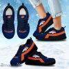 Denver Broncos Line Color Sneakers Shoes Gift For Big Fans