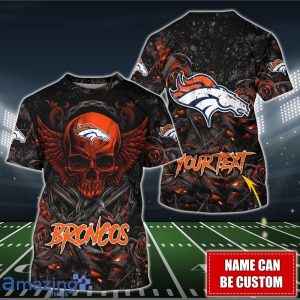 Denver Broncos NFL 3D Shirt Hoodie Custom Name For Fans image Denver Broncos NFL 3D Shirt Hoodie Custom Name For Fans Product Photo 3