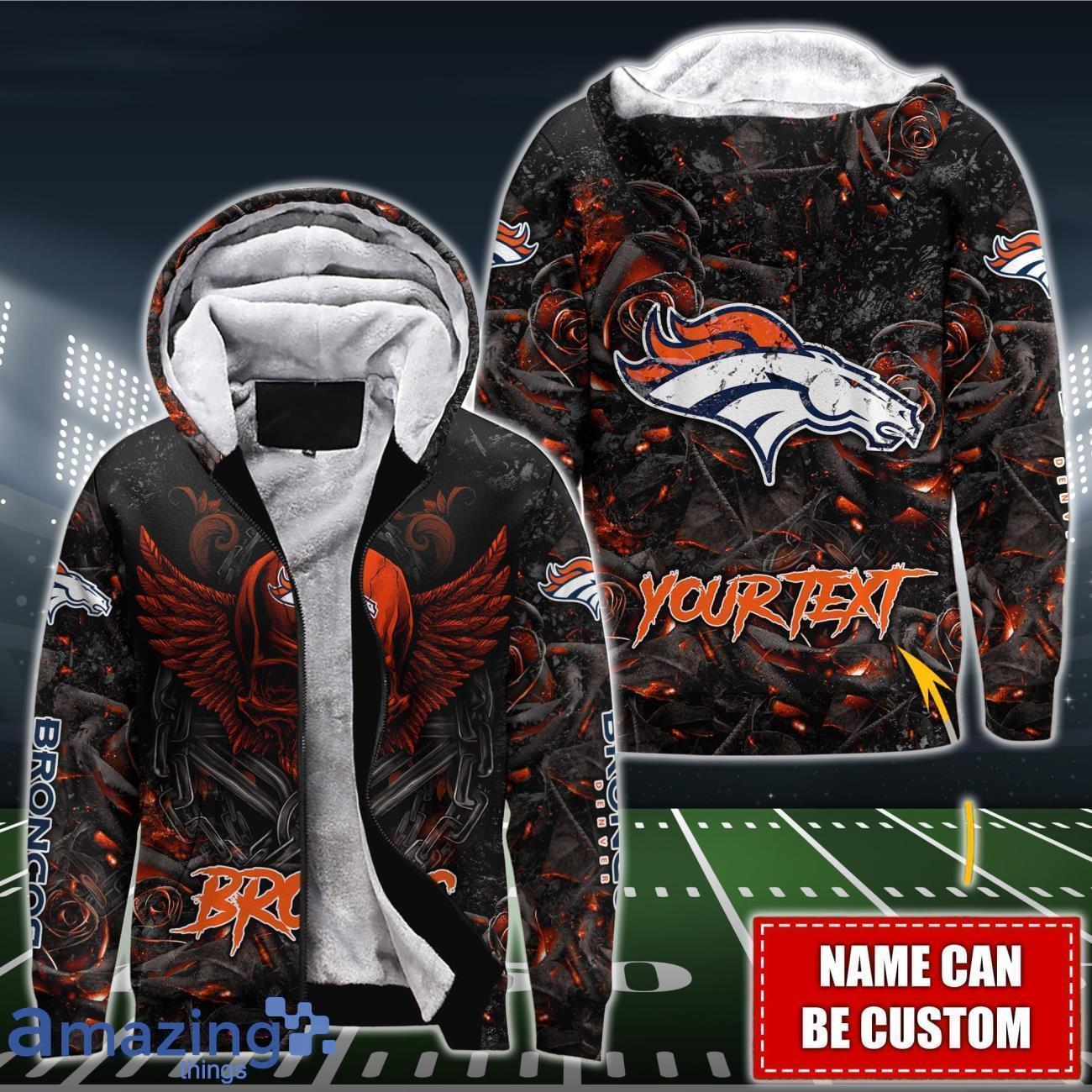 Denver Broncos NFL 3D Shirt Hoodie Custom Name For Fans image Denver Broncos NFL 3D Shirt Hoodie Custom Name For Fans Product Photo 1