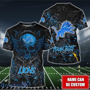 Detroit Lions NFL 3D Shirt Hoodie Custom Name For Fans image Detroit Lions NFL 3D Shirt Hoodie Custom Name For Fans Product Photo 3