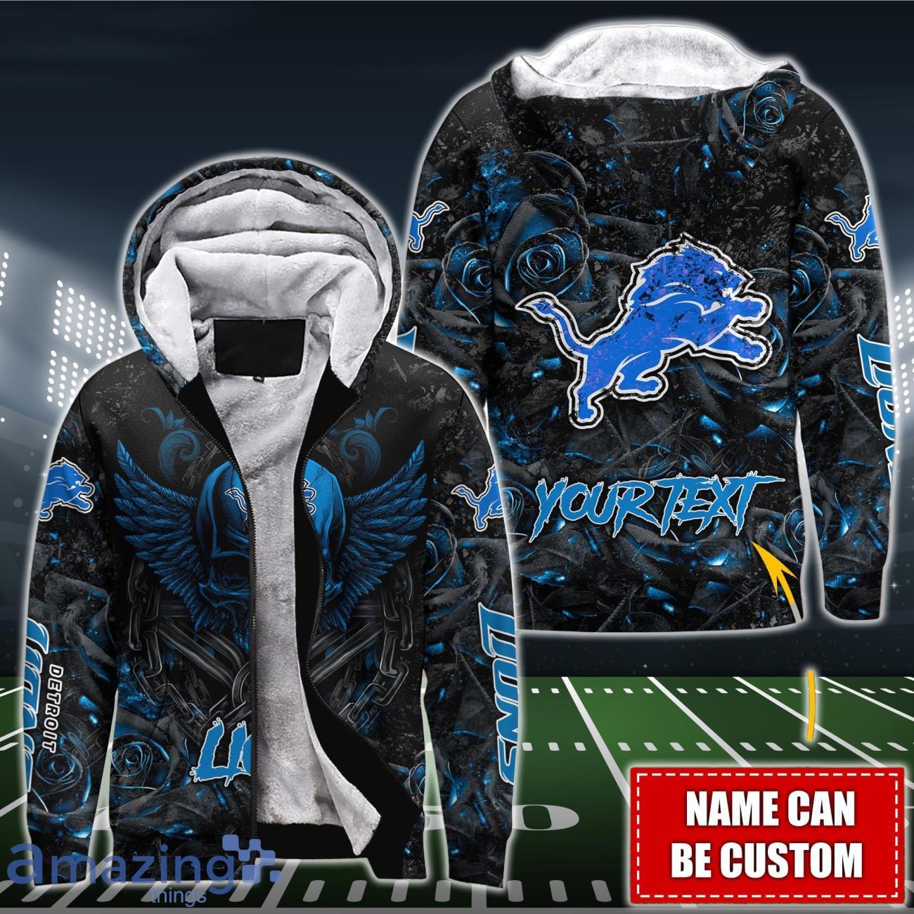 Detroit Lions NFL 3D Shirt Hoodie Custom Name For Fans image Detroit Lions NFL 3D Shirt Hoodie Custom Name For Fans Product Photo 1
