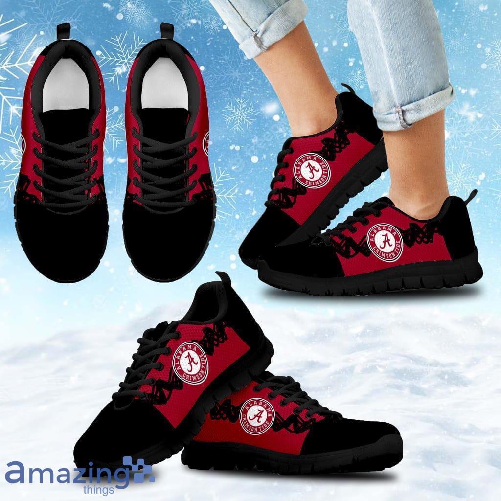 Doodle Line Amazing Alabama Crimson Tide Sneakers V2 Shoes Gift For Big Fans image Doodle Line Amazing Alabama Crimson Tide Sneakers V2 Shoes Gift For Big Fans Product Photo 1
