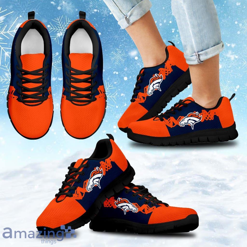 Doodle Line Amazing Denver Broncos Sneakers V1 Shoes Gift For Big Fans image Doodle Line Amazing Denver Broncos Sneakers V1 Shoes Gift For Big Fans Product Photo 1