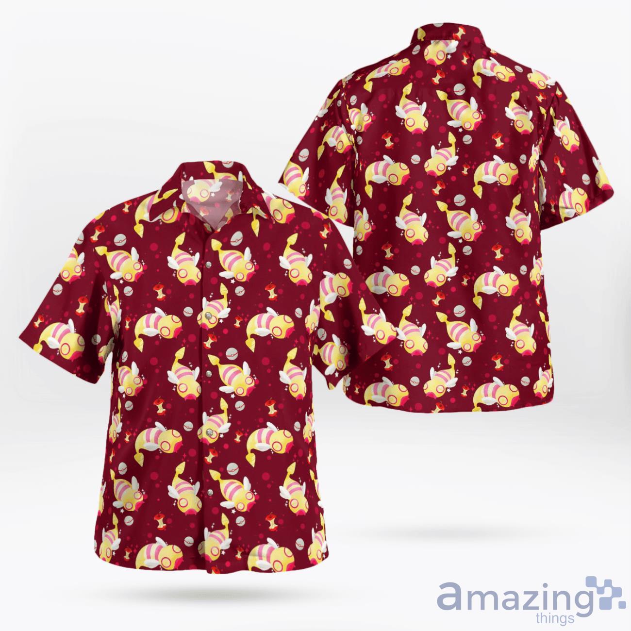 Dunsparce Pokemon Hawaiian Shirt 3D All Over Printed Hawaii Shirt Summer Gift image Dunsparce Pokemon Hawaiian Shirt 3D All Over Printed Hawaii Shirt Summer Gift Product Photo 1
