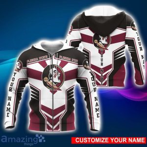Florida State Seminoles 3D Hoodie All Over Printed Personalized Name Special Design For Fans Product Photo 1