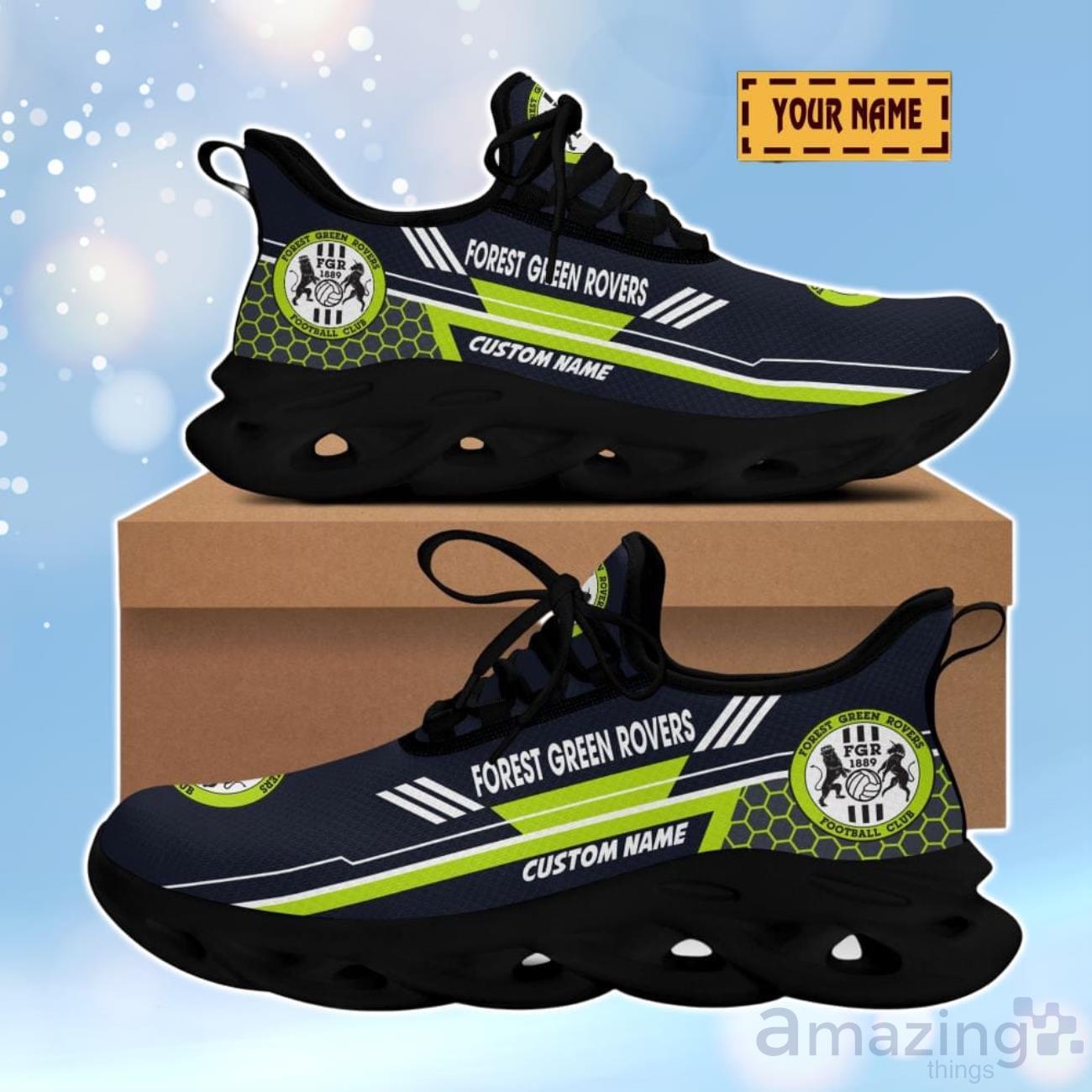 Forest Green Rovers 3D Design Max Soul Shoes Custom Name For Real Fans image Forest Green Rovers 3D Design Max Soul Shoes Custom Name For Real Fans Product Photo 1