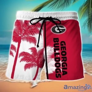 Georgia Bulldogs Hawaiian Shirt And Shorts Set Custom Name Summer Vacation Shirt NCAA1 Fans Product Photo 2