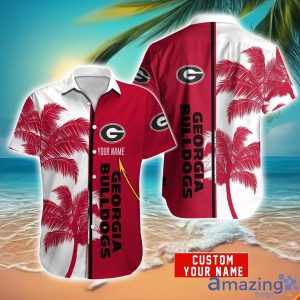 Georgia Bulldogs Hawaiian Shirt And Shorts Set Custom Name Summer Vacation Shirt NCAA1 Fans Product Photo 1