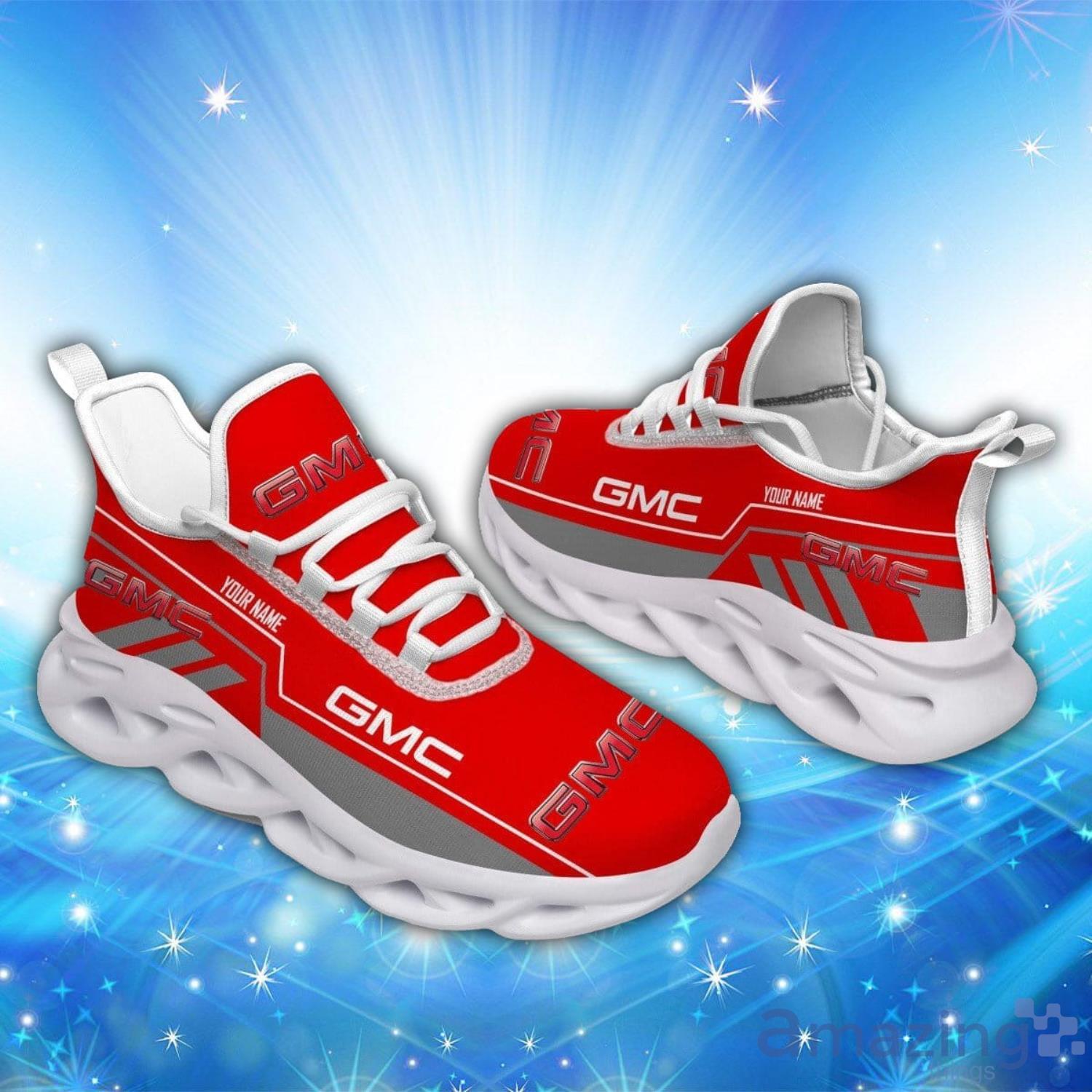 GMC Car Max Soul Shoes Custom Name Sneakers Car Lovers Gift image GMC Car Max Soul Shoes Custom Name Sneakers Car Lovers Gift Product Photo 1