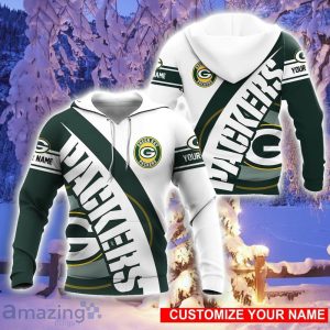 Green Bay Packers 3D Hoodie All Over Printed Personalized Name Casual Hoodie Sport Fans Product Photo 2