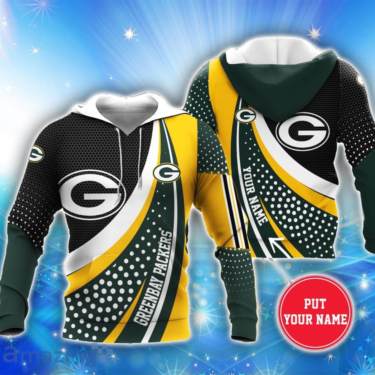 green bay packers 3D Hoodie All Over Printed Personalized Name Unisex Men Women Hoodie Sport Fans image green bay packers 3D Hoodie All Over Printed Personalized Name Unisex Men Women Hoodie Sport Fans Product Photo 2