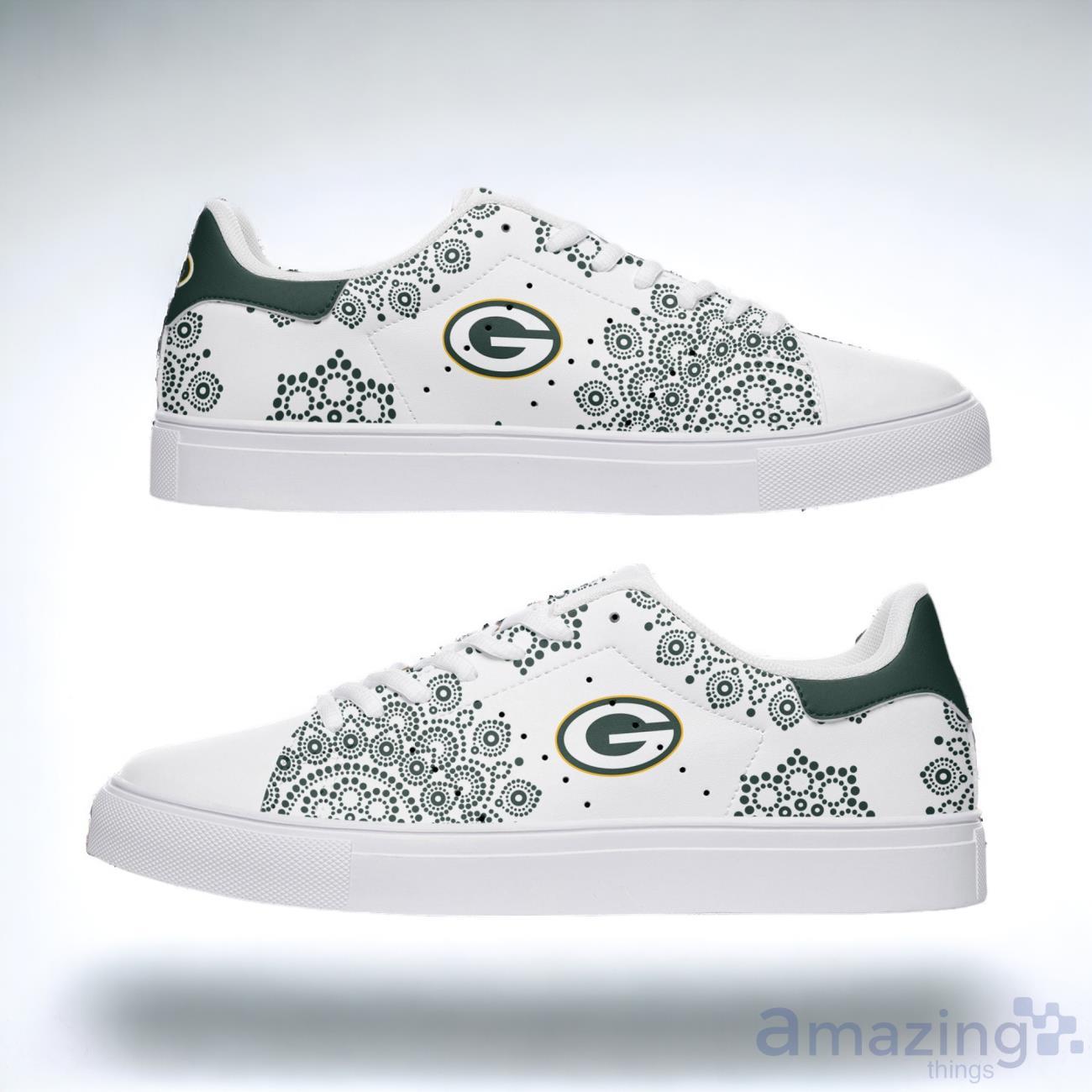 Green Bay Packers Mandala Design Skate Shoes For All Fans image Green Bay Packers Mandala Design Skate Shoes For All Fans Product Photo 1