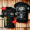 Green Bay Packers NFL 3D Skull  Baseball Jersey For Fans Custom Number & Name