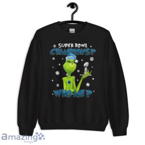 Grinch Who Me Super Bowl Champions Carolina Panthers T-Shirt Product Photo 7