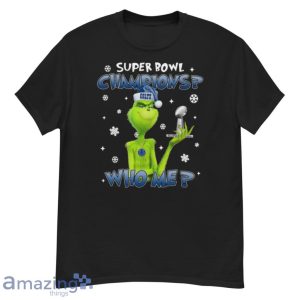 Grinch Who Me Super Bowl Champions Indianapolis Colts T-Shirt Product Photo 3