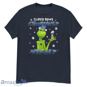 Grinch Who Me Super Bowl Champions Indianapolis Colts T-Shirt Product Photo 1