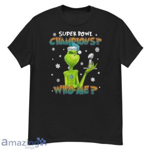 Grinch Who Me Super Bowl Champions Miami Dolphins T-Shirt Product Photo 3