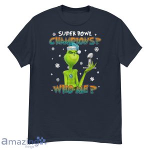 Grinch Who Me Super Bowl Champions Miami Dolphins T-Shirt Product Photo 1