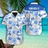 Hamburger SV Lily And Hibicus Flower Pattern Tropical Hawaiian Shirt Men Women Beach Shirt
